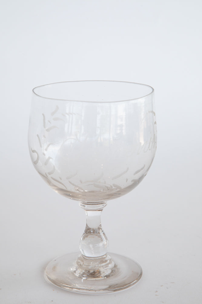 French Souvenir Glass c.1860 Large