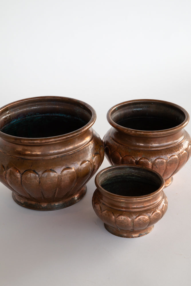 Decorative Copper Pot - Sold Individually