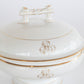 Small Gold Monogram Soupiere