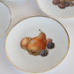 Set of 6 Bavarian Fruit Plates c.1870