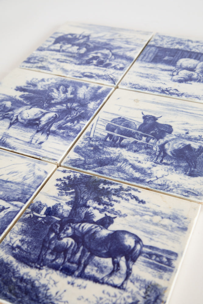 Blue and White Delft Tiles