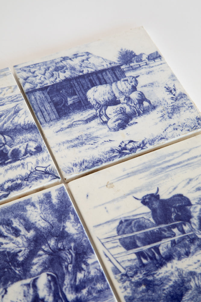 Blue and White Delft Tiles