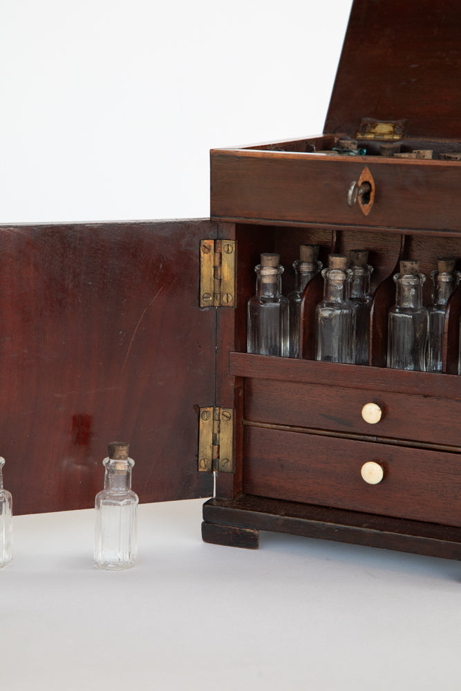 Apothecary Box with Bottles