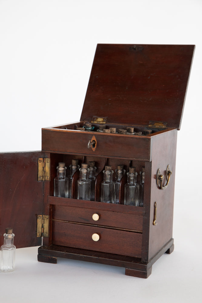 Apothecary Box with Bottles