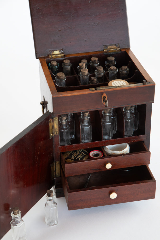 Apothecary Box with Bottles