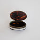 Faux Tortoise Shell Box with Silver Inlay