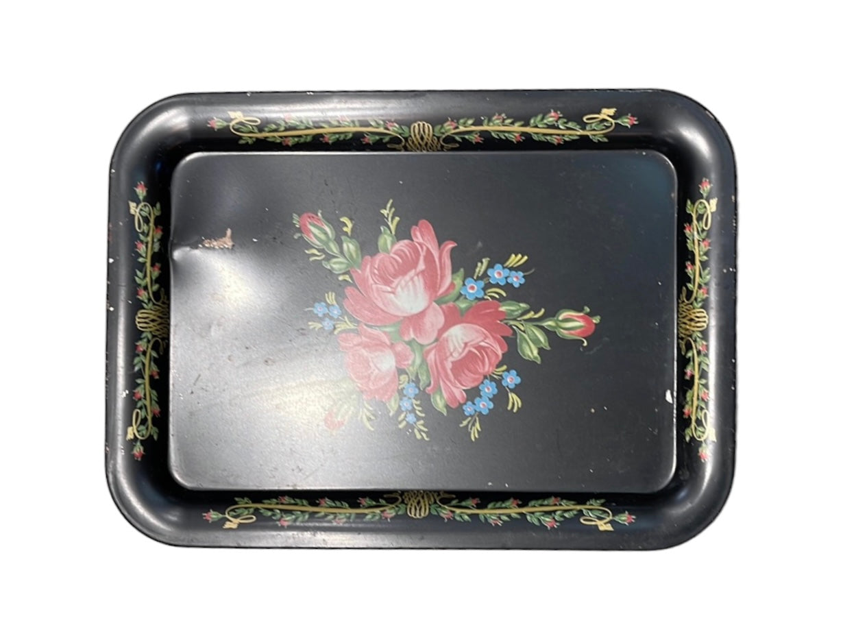 Tole Tray - Black Small