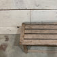 Long Slat Wood Bench - The White Barn Antiques