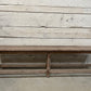 Long Slat Wood Bench - The White Barn Antiques