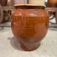 Glazed Confit Pot XL 2 Handles - Brown - The White Barn Antiques