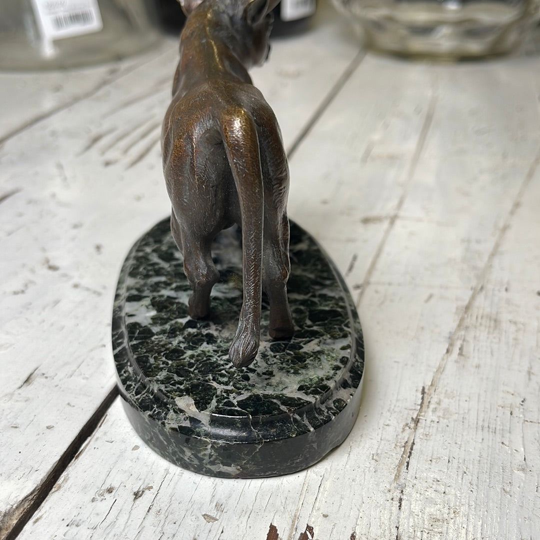 Bronze Bull - The White Barn Antiques