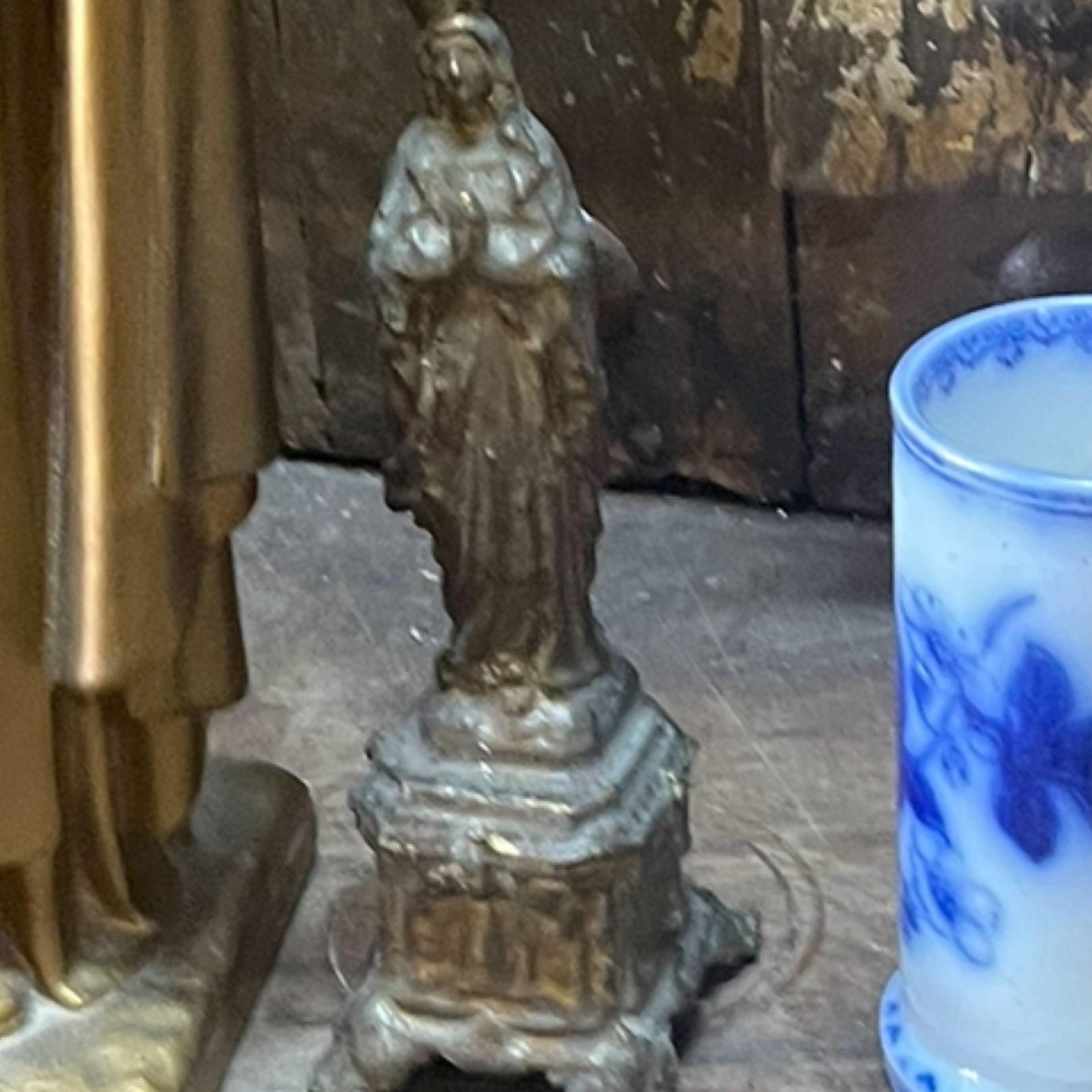 Small Statue of Mary - The White Barn Antiques